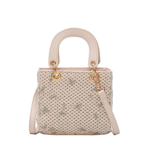 Casual Straw Shoulder Bag For Women